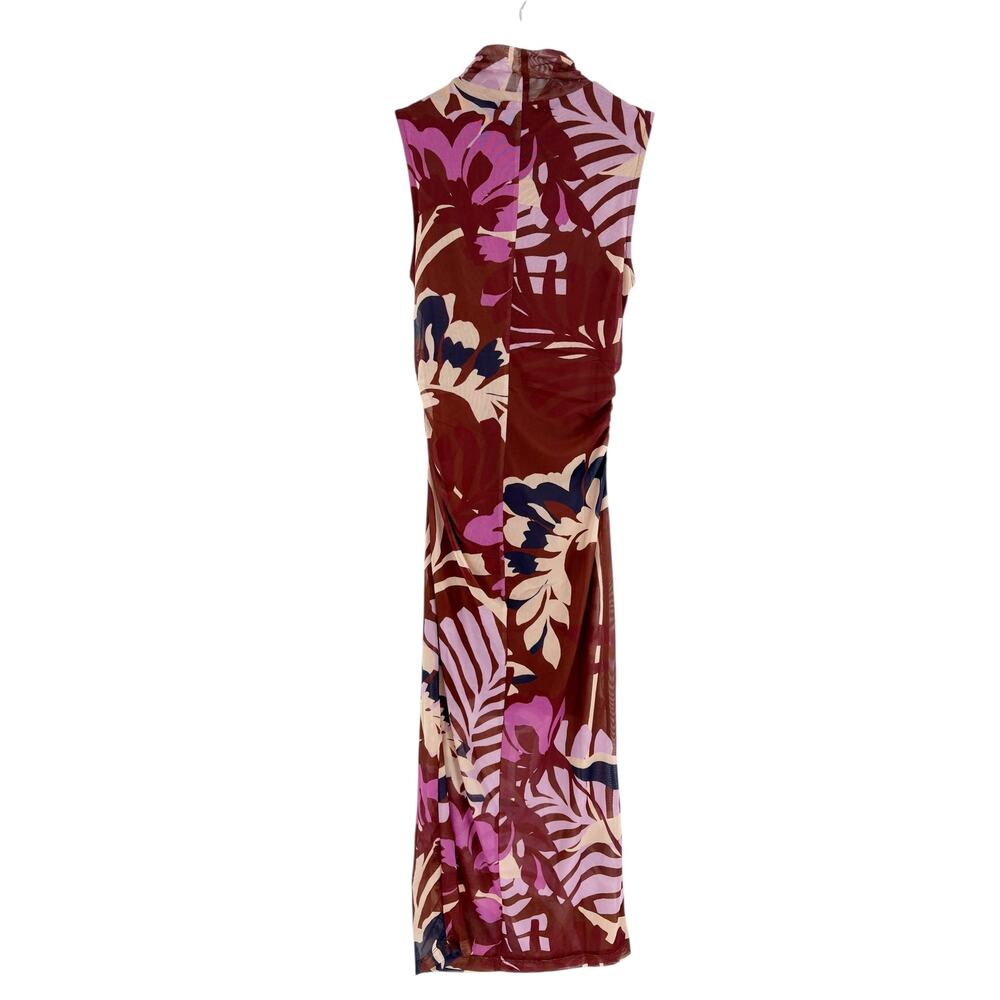 SANCTUARY Dress Size XS NEW Brown Purple Sheath Midi Love Like No Other - Picture 5 of 7